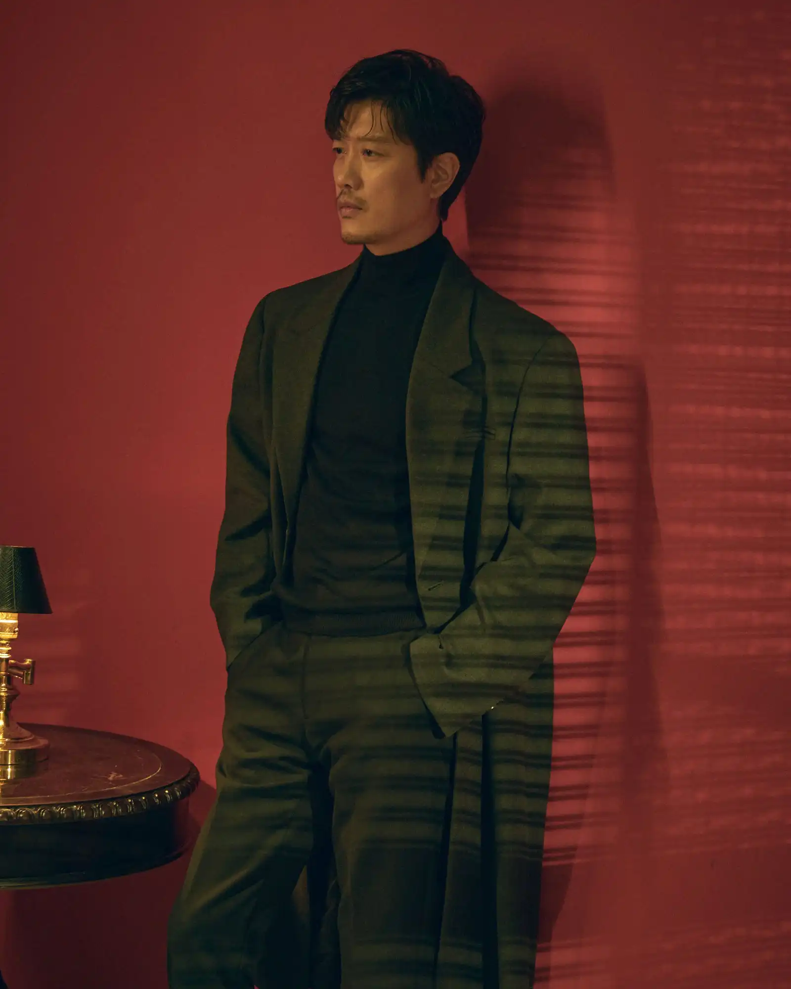 Mu-jin Choi My Name Black Long Coat Mu-jin Choi My Name Black Long Coat
