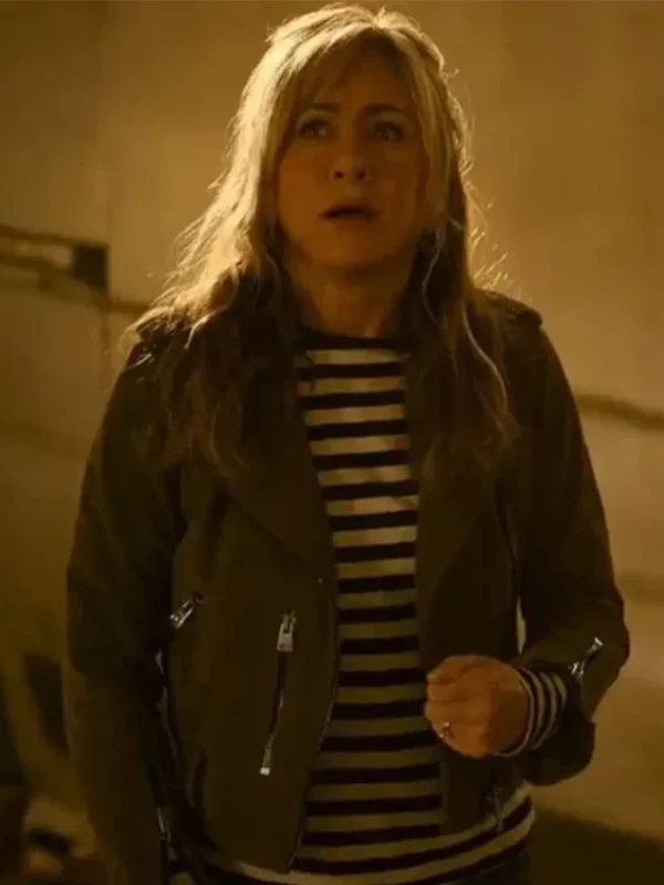 Murder Mystery 2 Jennifer Aniston Suede Jacket