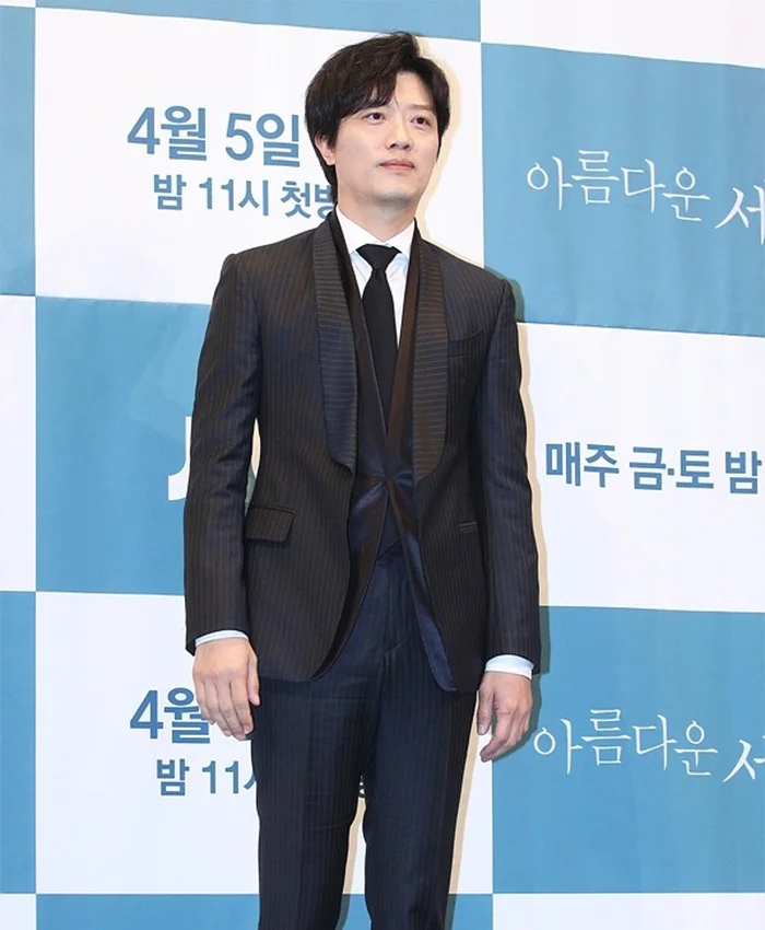 My Name Event Park Hee Soon Black Wedding Pinstripe Suit My Name Event Park Hee Soon Black Wedding Pinstripe Suit