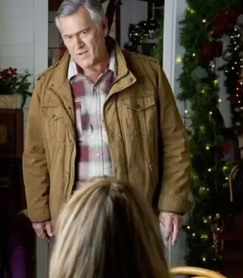 My Southern Family Christmas 2022 Bruce Campbell Brown Blazer