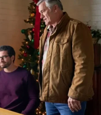 My Southern Family Christmas 2022 Bruce Campbell Brown Blazer