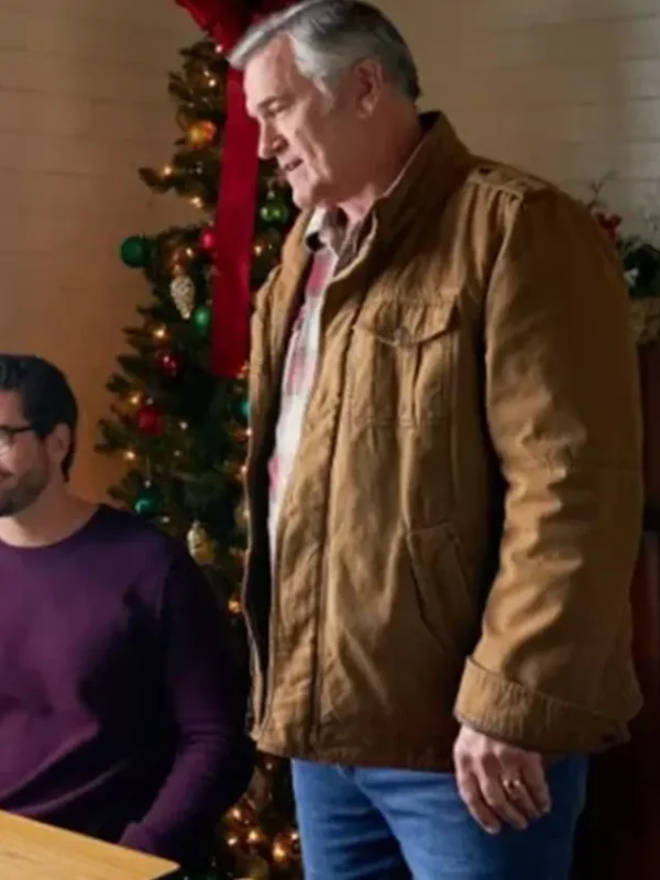 My Southern Family Christmas 2022 Bruce Campbell Brown Blazer