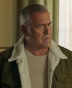 My Southern Family Christmas 2022 Bruce Campbell Green Cotton Jacket