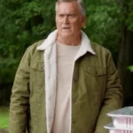 My Southern Family Christmas 2022 Bruce Campbell Green Cotton Jacket