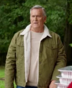 My Southern Family Christmas 2022 Bruce Campbell Green Cotton Jacket