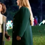 My Southern Family Christmas 2022 Jaicy Elliot Green Wool Coat
