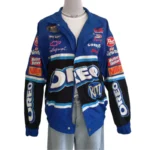 Myrl West Hip Hop Blue Bomber Jacket