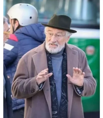 Nada 2023 Robert De Niro Brown Coat