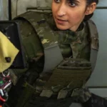 Nairobi Money Heist Green Cotton Fabric Army Vest