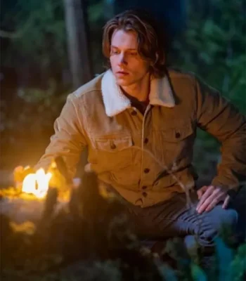 Nancy Drew Alex Saxon Brown Fur Colllar Jacket
