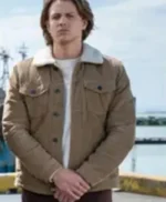 Nancy Drew Alex Saxon Brown Fur Colllar Jacket