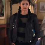 Nancy Drew George Fan Black Leather Jacket