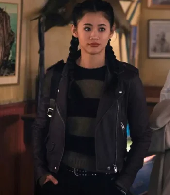 Nancy Drew George Fan Black Leather Jacket