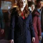 Nancy Drew Kennedy McMann Blue Parka Coat