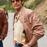 Narcos Pedro Pascal Brown Cotton Jacket
