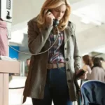 Narcos (Series 2017) S03 Connie Murphy Green Leather Coat