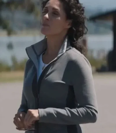 Natalia Verdugo Monarch Legacy of Monsters Grey Fleece Jacket
