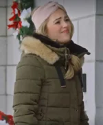 Natalie Hall Midnight at the Magnolia Green Parka Jacket