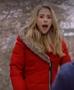 Natalie Hall Midnight at the Magnolia Red Hooded Coat