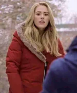 Natalie Hall Midnight at the Magnolia Red Hooded Coat