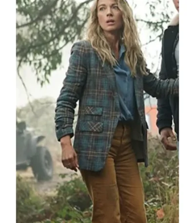 Natalie Zea La Brea Eve Harris Blue Coat