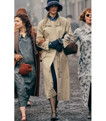 Natasha O’Keeffe Peaky Blinders Lizzie Stark Trench Coat