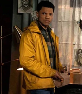 Ned Nickerson Nancy Drew Yellow Hooded Jacket