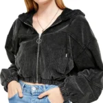 Never Have I Ever Devi Black Hooded Jacket