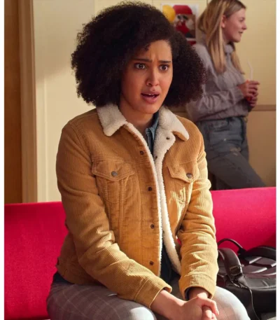 Never Have I Ever Lee Rodriguez Corduroy Jacket