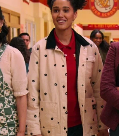 Never Have I Ever S04 Lee Rodriguez Floral Jacket