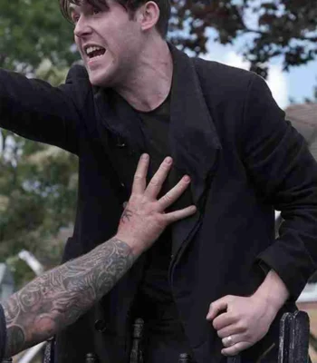 Niall McNamee Love Without Walls 2023 Black Wool Coat
