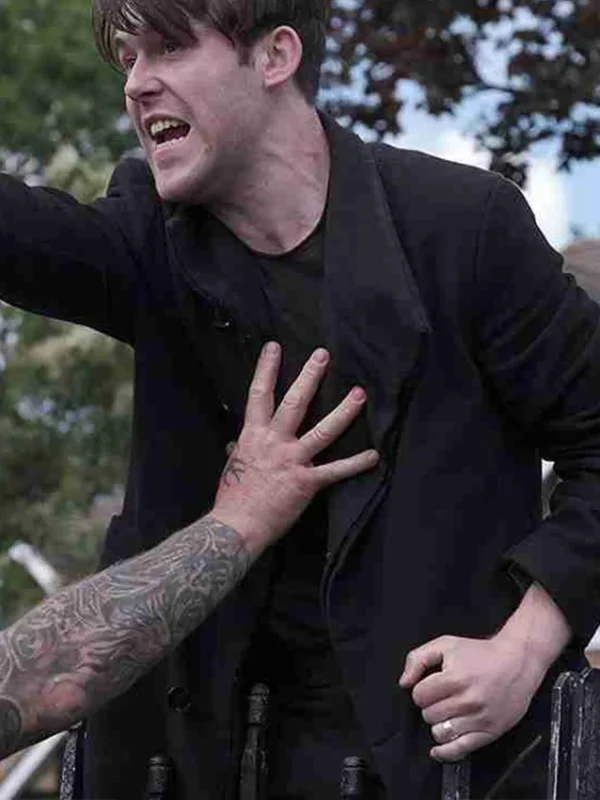 Niall McNamee Love Without Walls 2023 Black Wool Coat