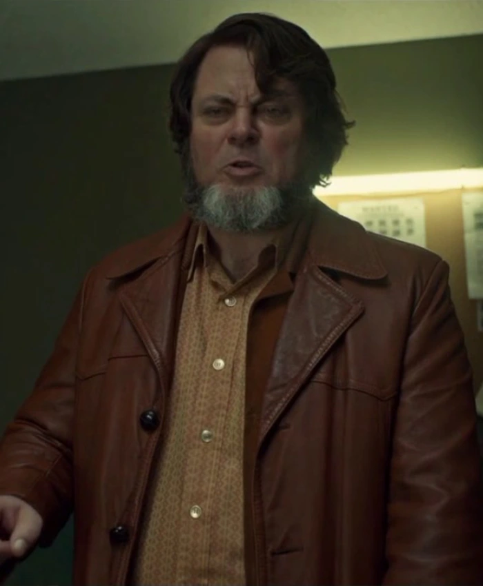 Nick Offerman Fargo Karl Weathers Brown Jacket Nick Offerman Fargo Karl Weathers Brown Jacket