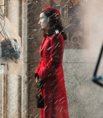 Nightmare Alley Molly Long Trench Red Coat