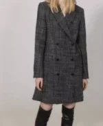 Nina Reeves General Hospital Grey Wool Coat