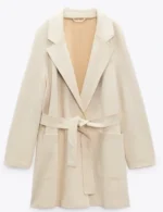 Nina Reeves General Hospital Suede Coat
