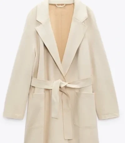 Nina Reeves General Hospital Suede Coat