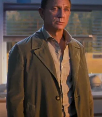 No Time To Die James Bond Duster Mid Length Tan Coat