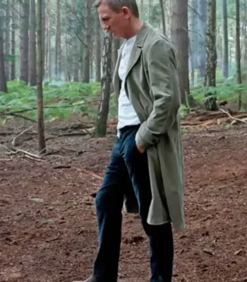 No Time To Die James Bond Duster Mid Length Tan Coat