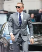 No Time To Die James Bond Grey Check Suit