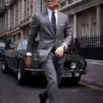 No Time To Die James Bond Grey Check Suit
