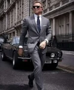 No Time To Die James Bond Grey Check Suit