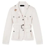No Time to Die Nomi Cotton White Coat