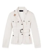 No Time to Die Nomi Cotton White Coat