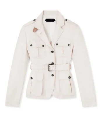 No Time to Die Nomi Cotton White Coat