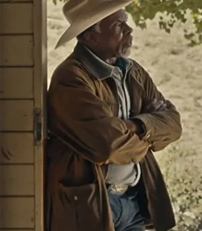 Nope 2022 Keith David Brown Cotton Jacket