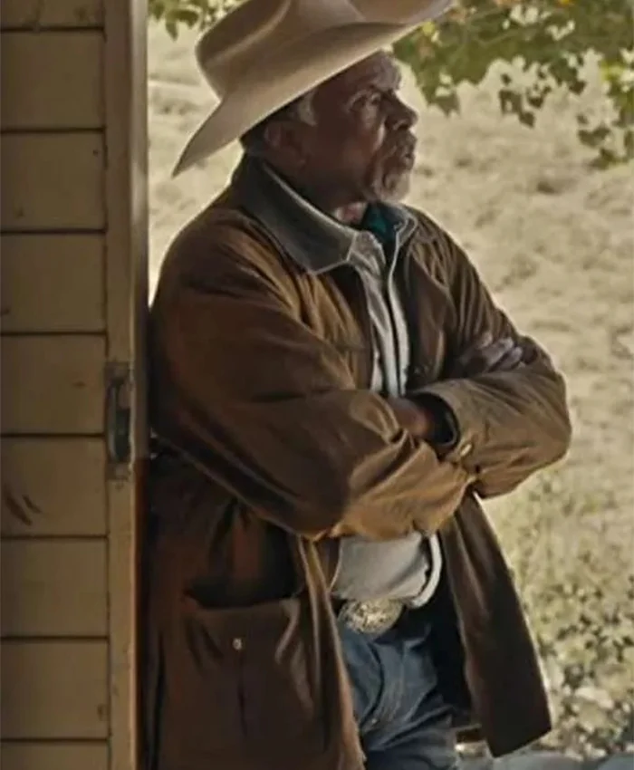 Nope 2022 Keith David Brown Cotton Jacket Nope 2022 Keith David Brown Cotton Jacket