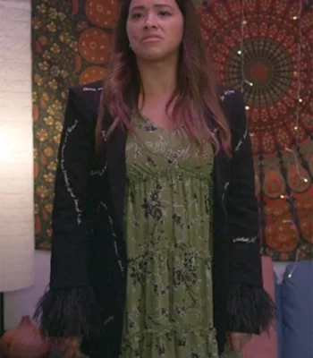 Not Dead Yet 2023 S01 Gina Rodriguez Black Blazer