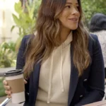 Not Dead Yet 2023 S01 Gina Rodriguez Navy Blue Blazer