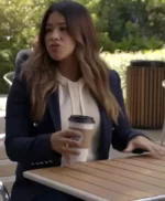 Not Dead Yet 2023 S01 Gina Rodriguez Navy Blue Blazer